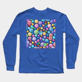 Assorted Candies on a Transparent Background (MD23HWN032c) Long Sleeve T-Shirt